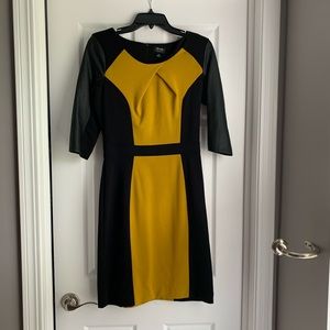 Black and Yellow Dress - Nicole Miller